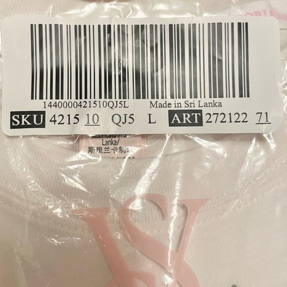 Angel Essentials Cotton Rhinestone Wings White Oversized Tee - NWT - Picture 6 of 6